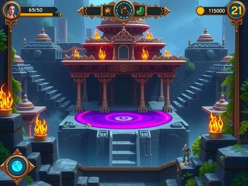 Sacred Temple Journey Gameplay Screenshot